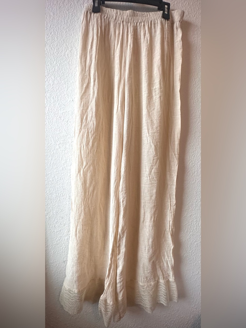 High End Sheer Pants with Lace - XL